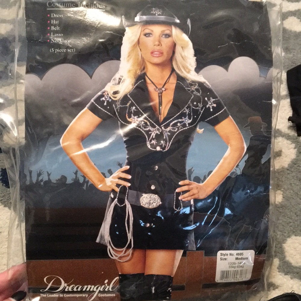 Sexy Rhinestone Cowgirl Halloween costume